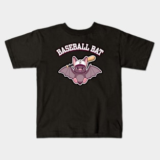 Baseball Bat.Funny baseball bat pun Kids T-Shirt